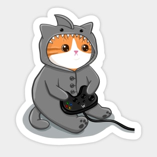 Gamer Kitty Sticker